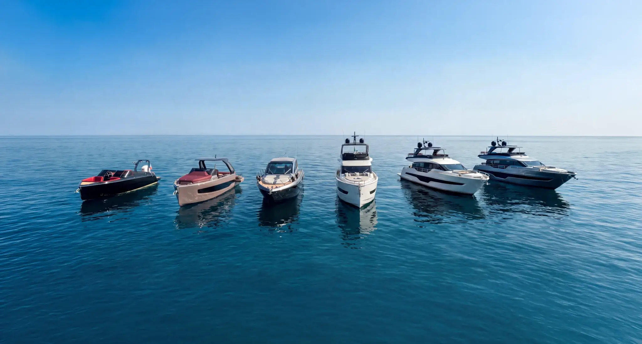 Port de plaisance lors d'un salon nautique