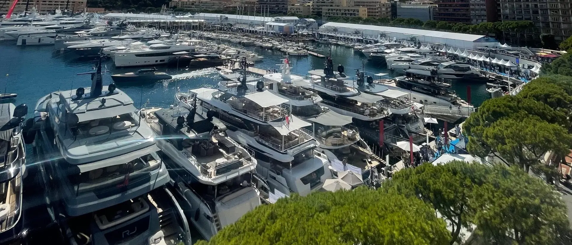 Salon nautique de Monaco au Port Hercule