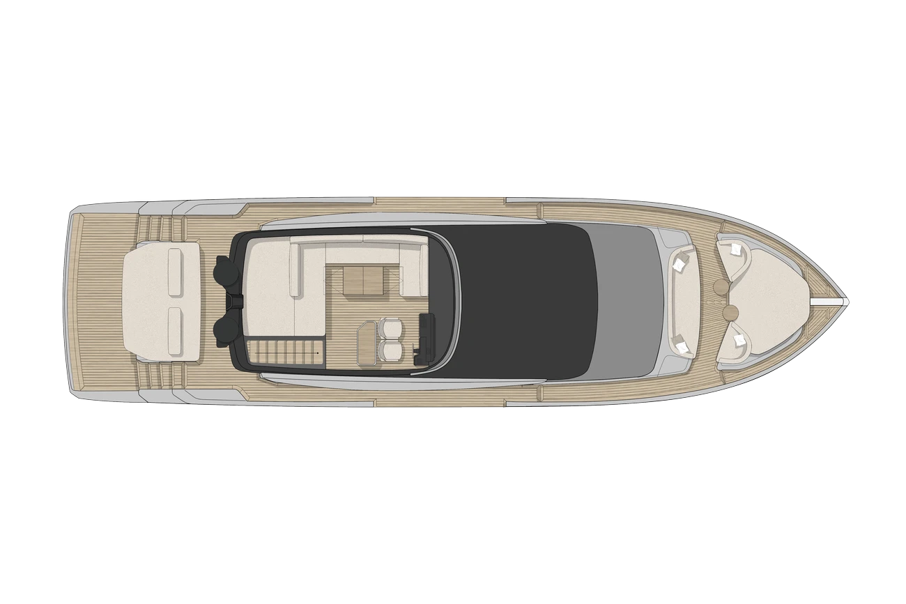 Cranchi Sessantasette 67 Corsa — Plano de Sportbridge