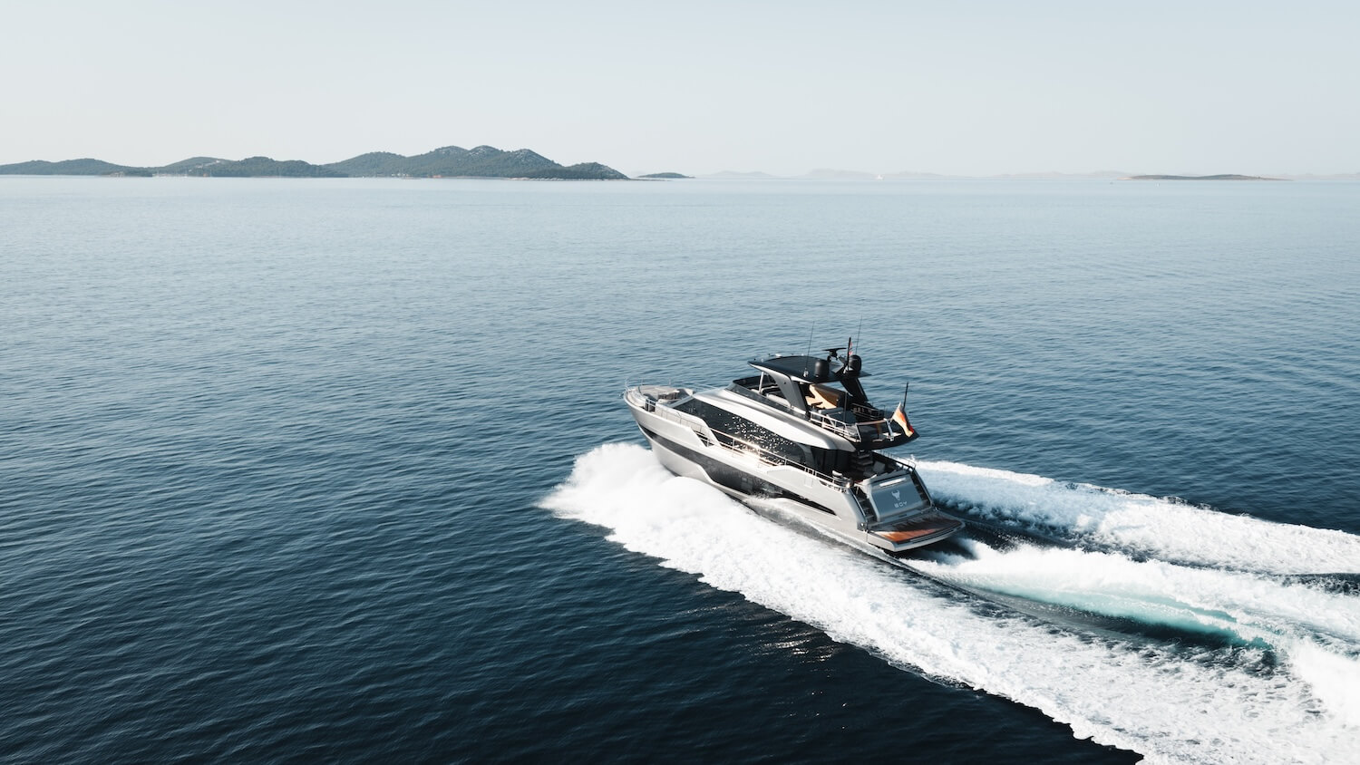 Filming on board the Sessantasette 67 — videographer on set