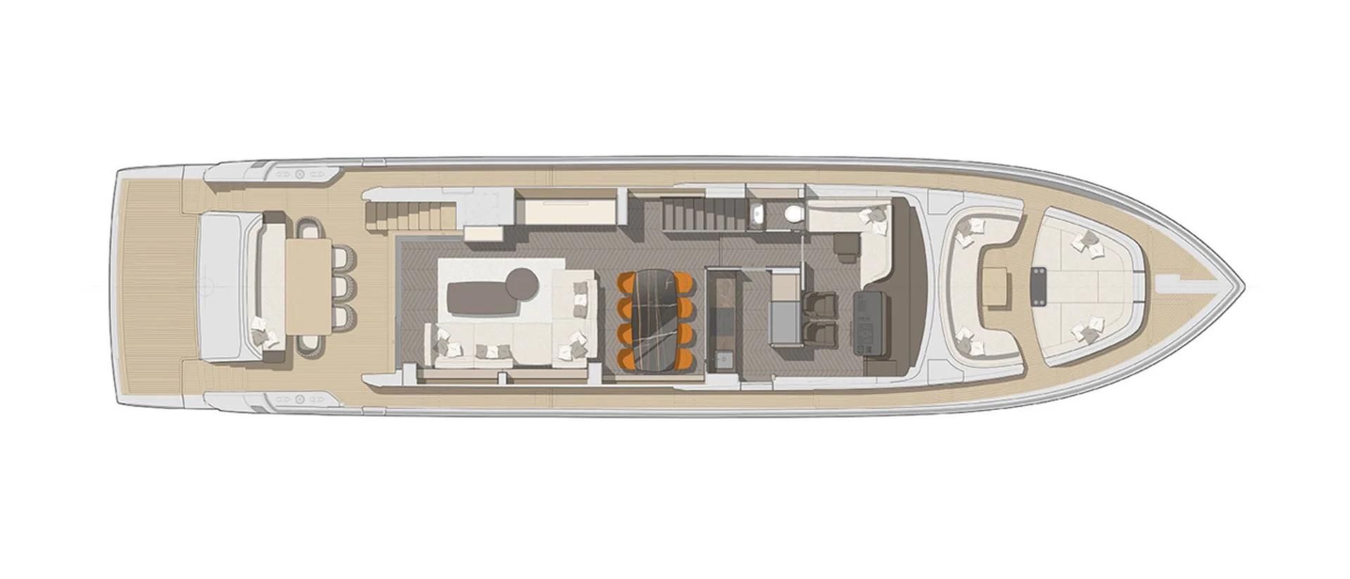 Luxus Yacht Settantotto 78 bei Cranchi-Deutschland