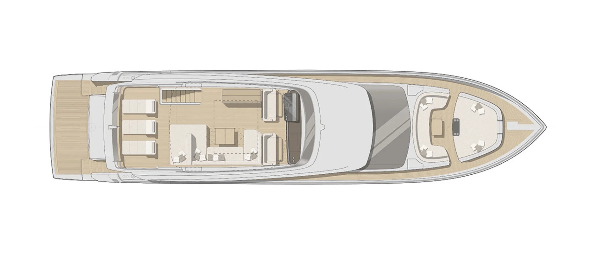 Luxus Yacht Settantotto 78 bei Cranchi-Deutschland